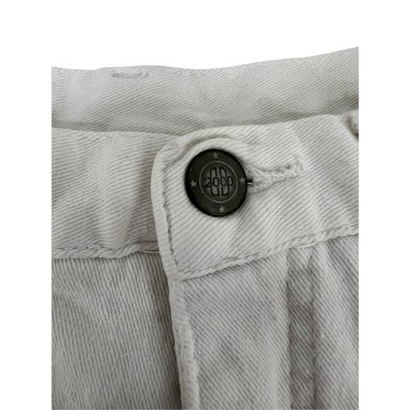 Vintage Bill Blass Off White Denim Shorts High Waisted 6 Petites - Picture 3 of 6